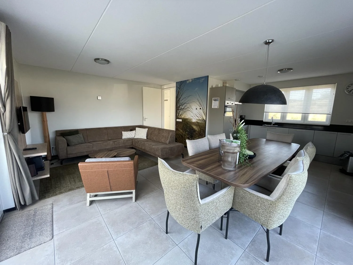 Blick über die Dünen zum Meer