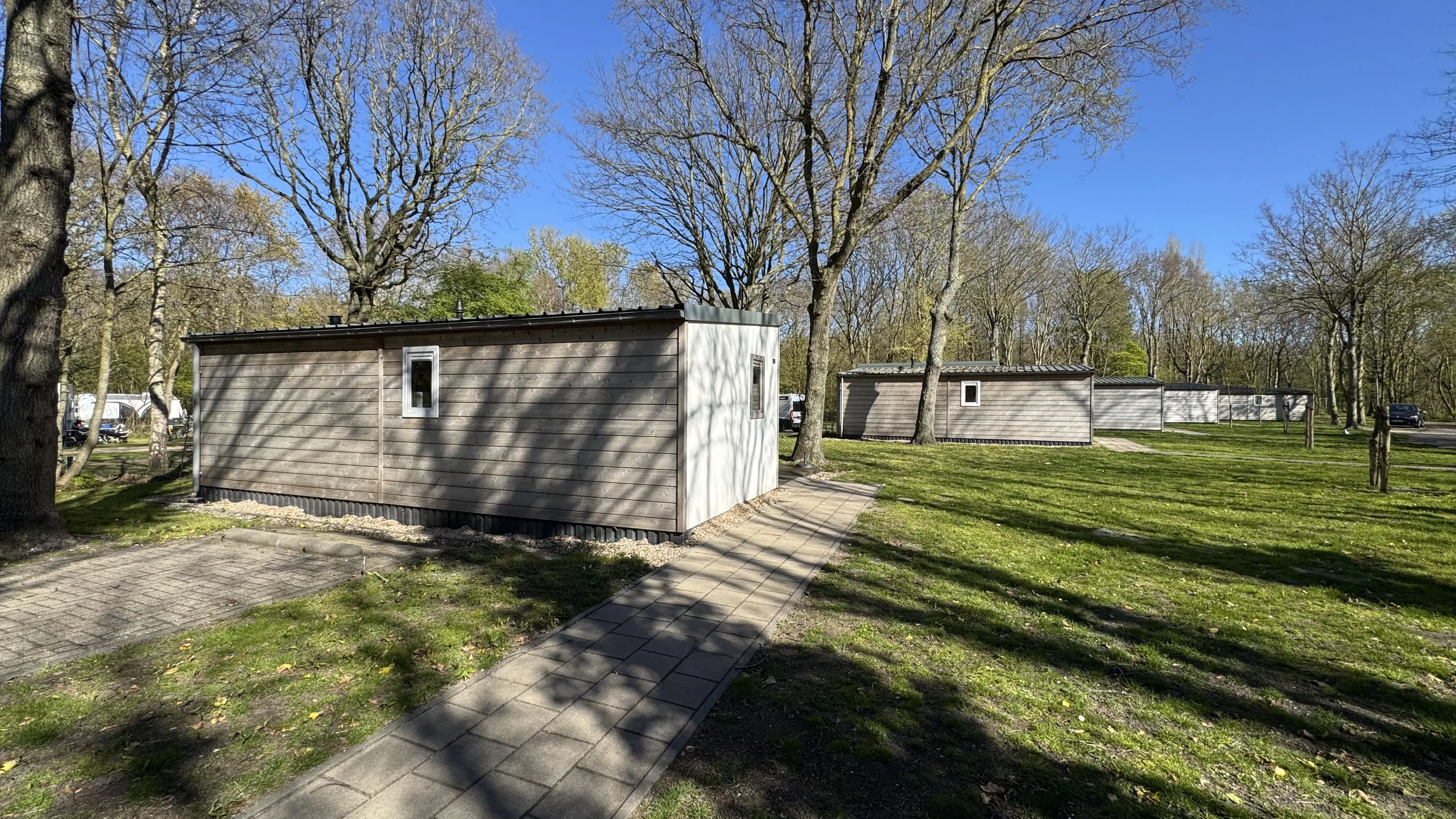 Die Mobile Homes sind eher unscheinbar